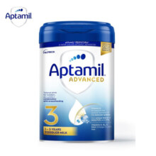 爱他美（Aptamil）【3罐购 抢平台补贴】德国爱他美品牌英国先进版HMO婴儿奶粉3段 白金3段1罐 800g