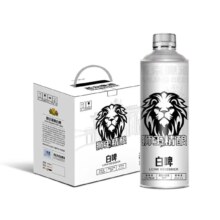 puls会员：燕京狮王 12度德式白啤1L*6桶