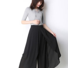 子牧棉麻 女士九分阔腿裤 Z23XB008839