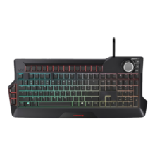 CHERRY樱桃 MX9.0 G80-3980LYBEU-2 机械键盘 有线键盘 游戏键盘 全尺寸RGB背光 黑色 樱桃红轴