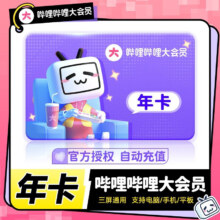 bilibili 哔哩哔哩 大会员年卡