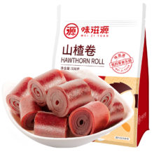 PLus会员、掉落券:味滋源 山楂卷500g/袋 果丹皮童年零食休闲食品 片条糕果干果脯蜜饯
