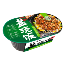 五谷道場自热米饭 肉末外婆菜口味300g*1盒 户外速食 方便自热米饭