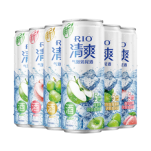 锐澳（RIO）清爽气泡鸡尾酒洋酒预调鸡尾酒果酒5度 330ml伏特加 12罐混合口味