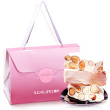 糖村（SUGAR&SPICE）法式牛轧糖中国台湾特产原味巴旦木奶味糖果礼盒喜糖节日伴手礼 法式牛轧糖经典包 400g 1盒