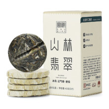 宫明茶叶 山林翡翠冰岛古树普洱生茶 40g/盒