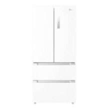 预售、PLUS会员：Midea 美的 508升法式四开门冰箱 19分钟急速净味 双系统BCD-508WTPZM(E) 白色