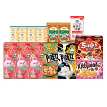 PLUS会员:格力高（Glico）百奇星 奇奇蒂零食大礼包 7盒+6袋+1瓶 共382g