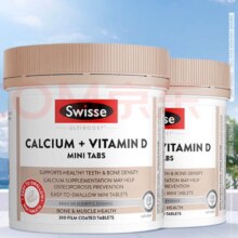 需首购：Swisse 钙+维生素D迷你钙300粒*2