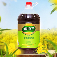 道道全 非转基因压榨清香菜籽油 5L