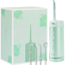 plus会员：美的（Midea）冲牙器便携式 洗牙器水牙线洁牙器 电动洗牙神器 礼物送男朋友女朋友家用洁牙仪 MC-BL0102+凑单1件