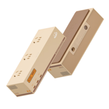 魅族 PANDAER 120W 笔记本电脑手机桌面超级充电站 PRO 插座插线板 氮化镓多口 复古色