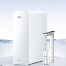 PLUS会员：Midea 美的 白月光1000G pro 净水器直饮机 5年RO滤芯反渗透厨下式 顶配款