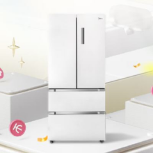 618预售、PLUS会员：Midea 美的 508升 一级能效 法式四开门 双系统双循环 BCD-508WTPZM(E)白色