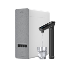 再降价、预售、PLUS会员：美的（Midea）净水器家用净水机白泽1000G pro 5年RO反渗透 厨下式净水器 鲜活零陈水直饮过滤器 触控屏2.72L/分