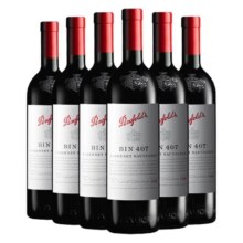 京东百亿补贴、plus：奔富（Penfolds）BIN407赤霞珠红葡萄酒 澳洲原瓶进口红酒750ml *6（木塞）
