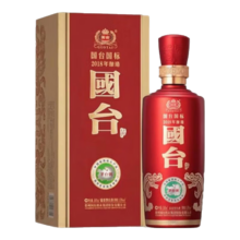 PLUS会员：GUOTAI 国台 国标酒 2016年 53%vol 酱香型白酒 500ml 单瓶装