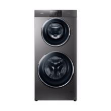 PLUS会员、预售：Haier 海尔 双子洗烘  大容量家用变频电机 4+9公斤  HB1258U1 双子洗烘
