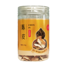 九州天润陈皮100g/瓶 精制饮片 理气健脾 燥湿化痰 用于脘腹胀满  食少吐泻 咳嗽痰多