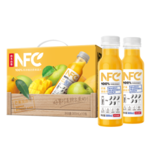 农夫山泉 NFC果汁饮料 100%NFC芒果混合汁300ml*10瓶 礼盒