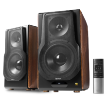 PLUS会员：EDIFIER 漫步者 S3000MKII 2.0声道 居家 蓝牙音箱 棕色