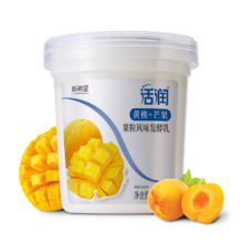 pLus会员，新希望 活润大果粒 黄桃+芒果 370g*2 风味发酵乳酸奶酸牛奶