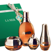海蓝之谜（LA MER）鎏金奢宠套装(精华水+精华+眼霜+晚霜)护肤品化妆品母亲节礼物女