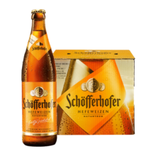 星琥 （Schofferhofer）小麦啤酒500ml*12瓶 春日畅饮 德国原装进口