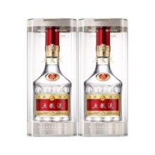 拼多多百亿补贴：WULIANGYE 五粮液 普五八代52度500ml*2 浓香型白酒送礼袋