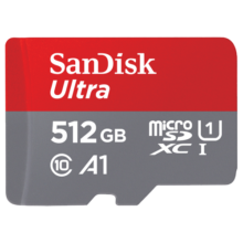 闪迪（SanDisk）512GB TF（MicroSD）内存卡 A1 U1 C10 至尊高速移动版存储卡 读速150MB/s 手机平板游戏机内存卡