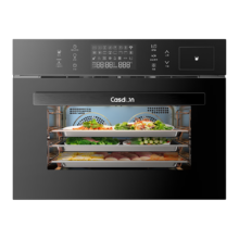 618预售、前4小时：CASDON 凯度 SR5628DE11-GD Pro 嵌入式蒸烤一体机 56L 双热风