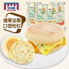 肯德基麦当劳供应商，Mankattan 曼可顿 半成品英式麦芬200g*4袋（共16个）送汉堡纸