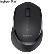 罗技（Logitech）M275鼠标 无线鼠标 办公鼠标 右手鼠标 黑色 带无线2.4G接收器