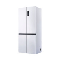 TCL 全空间保鲜超薄零嵌系列 R455T9-UQ 风冷十字对开门冰箱 455L 韵律白