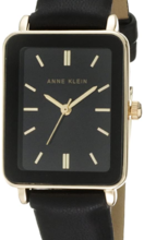 ANNE KLEIN安妮·克莱因 AK/3702 女士方形皮表带石英表 到手约189.55元