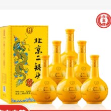 plus会员: 永丰牌 北京二锅头 永丰龙印 清香型白酒 42度 500ml*6瓶整箱