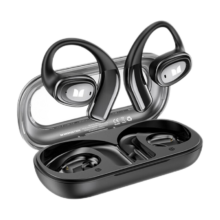 京东百亿补贴、plus会员立减:魔声（MONSTER）Open Ear AC311蓝牙耳机挂耳式不入耳骨传导概念运动骑行降噪长续航手机通用 曜夜黑
