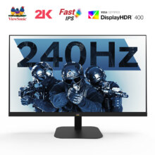 6月7号10点：优派 27英寸 2K 240HZ HDR400 FastIPS 硬件低蓝光显示器VX2779-2K-PRO-6