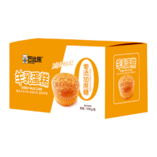 巴比熊 无蔗糖羊乳蛋糕1000g整箱