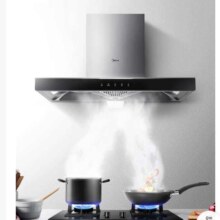 PLUS会员、需凑单：美的（Midea）家用抽油烟机燃气灶17/19立方大吸力顶吸排油烟机欧式烟灶套装二件套厨房油烟机灶具热水器三件套 【天然气】【烟灶两件套】搭配4.5kw燃气灶 厨房家电