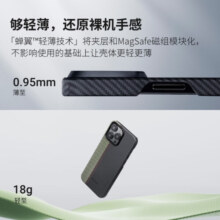 PITAKA适用苹果iPhone15ProMax手机壳MagSafe磁吸凯夫拉芳纶亲肤碳纤维纹超薄裸机亲肤男款防摔保护套 3D纹理手感 适用iPhone 15 Pro Max