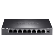 TP-LINK 8口千兆交换机 企业级交换器 监控网络网线分线器 分流器 金属机身 TL-SG1008D