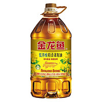 金龙鱼 食用油 特香低芥酸菜籽油5L 物理压榨 1桶