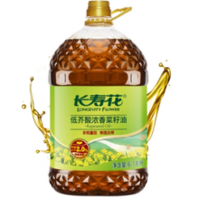 长寿花 低芥酸浓香菜籽油6.18L （非转基因/物理压榨）
