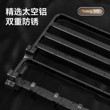 DU PONT 杜邦 枪灰色太空铝毛巾架卫生间浴巾架免打孔厕所置物架卫浴挂件
