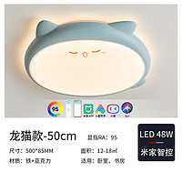 雷士照明 20点雷士照明蓝色龙猫儿童卧室灯48w 智能高显