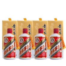 京东百亿补贴：MOUTAI 茅台 珍藏 黄飘带 53度 酱香型白酒 475ml*4盒 礼盒装