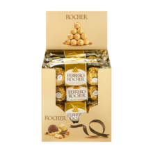 费列罗（FERRERO）榛果威化糖果巧克力制品48粒600g礼盒装 婚庆喜糖伴手礼金榜推荐