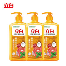 需首购、概率券、plus会员：立白 小苏打薄荷洗洁精 1kg *3瓶 果蔬清洗餐食品用