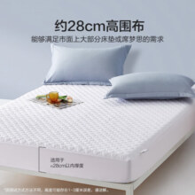 百丽丝水星家纺出品 床护垫 抗菌床垫薄款褥子 学生宿舍软垫1.2床